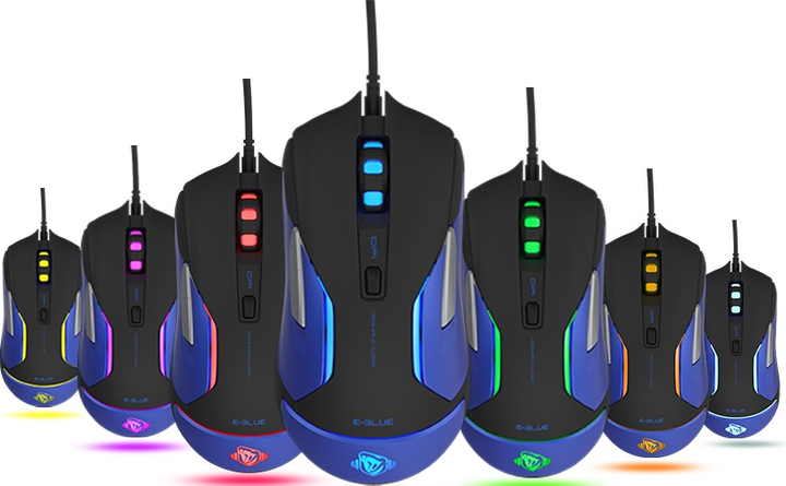 Миша E-Blue Auroza Gaming V2 e-Box USB Black/Blue (EMS668BKAA-IU) - зображення 3