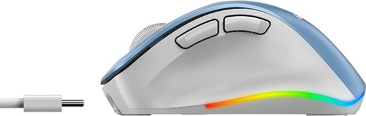 Миша Genius Ergo 9000S Pro Wireless/Bluetooth Light Blue (31030039401) - зображення 6