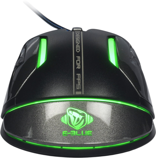 Mysz E-Blue Auroza FPS USB Black (EMS669MGAA-IU) - obraz 2