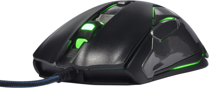 Mysz E-Blue Auroza FPS USB Black (EMS669MGAA-IU) - obraz 3