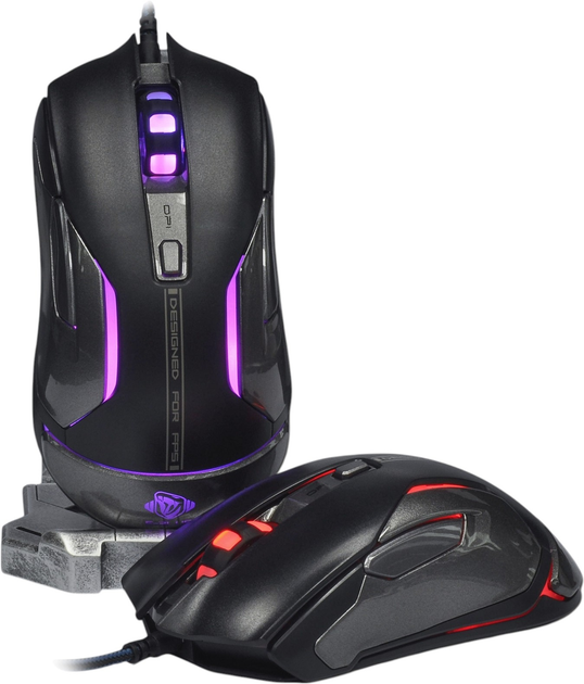 Mysz E-Blue Auroza FPS USB Black (EMS669MGAA-IU) - obraz 6