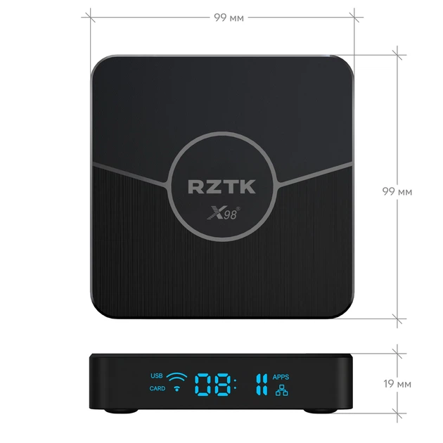 Медиаплеер RZTK TV Box X98 Plus 4/32GB с аэропультом – фото