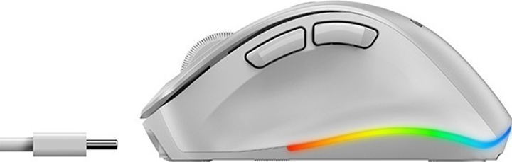 Миша Genius Ergo 9000S Pro Wireless/Bluetooth Pearl White (31030039400) - зображення 6