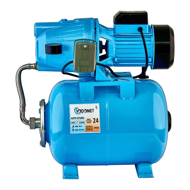 Насосная станция Vodomet Auto JET100L (корпус – чугун) (VO4178) - Фото 3 Насосная станция Vodomet Auto JET100L (корпус – чугун) (VO4178) - изображение 3