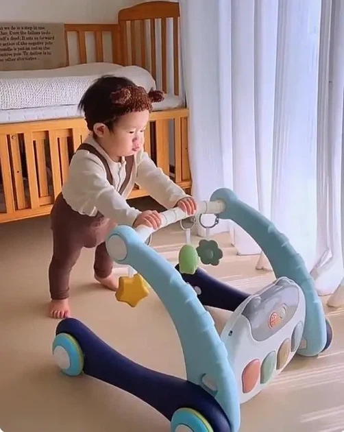 Ходунки-килимок Baby Steps — музичний центр, бізіборд, піаніно, пульт, безпечні колеса, Bluetooth-ефекти - зображення 2