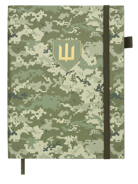 Ежедневник датированный Buromax Military из искусственной кожи А5 336 страниц Светло-зеленый (BM.21134-15) - Фото 1 Ежедневник датированный Buromax Military из искусственной кожи А5 336 страниц Светло-зеленый (BM.21134-15) - изображение 1