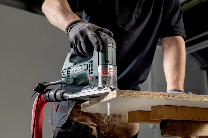 Лобзик Metabo STEB 100 Quick пластиковий кофр (601110500) - Фото 4 Лобзик Metabo STEB 100 Quick пластиковий кофр (601110500) - зображення 4