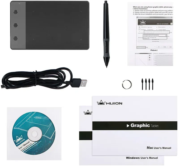 Графічний планшет Huion H420 - зображення 6
