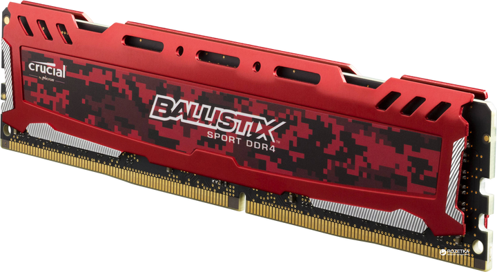 Оперативная память Crucial DDR4-2666 16384MB PC4-21300 Ballistix Sport ...