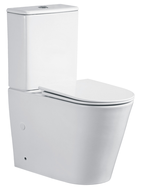 Унітаз-компакт Mixxus BEVEL-0407-T1 630х350х795mm, система змиву TORNADO 1.0 (MI6690) - изображение 2