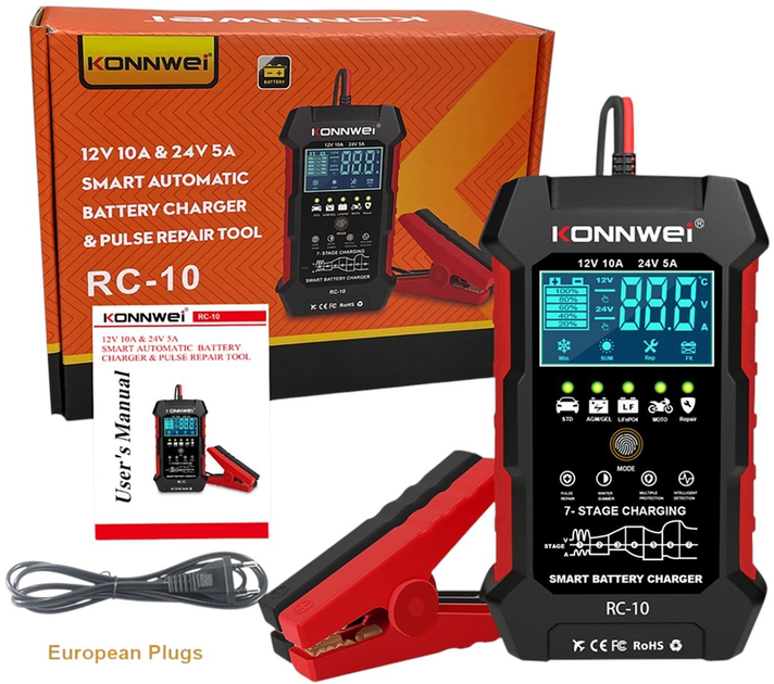 Prostownik Konnwei RC-10 (5901890097086) - obraz 9