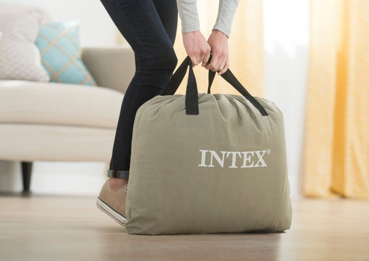 Надувний матрац Intex 191 x 99 x 33 см з вбудованим електричним насосом 67766ND (6941057423029) - зображення 9