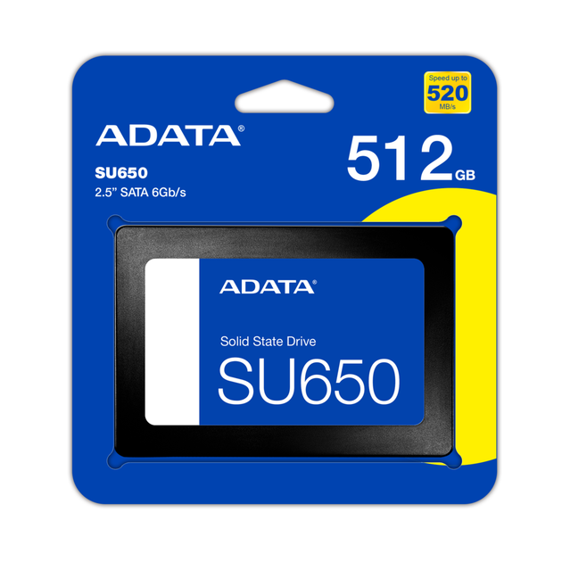 SSD-накопичувач ADATA Ultimate SU650 512 ГБ 2.5" SATA III 3D NAND - изображение 2
