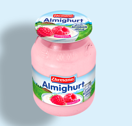 Йогурт Ehrmann Almighurt малина 500г - изображение 2