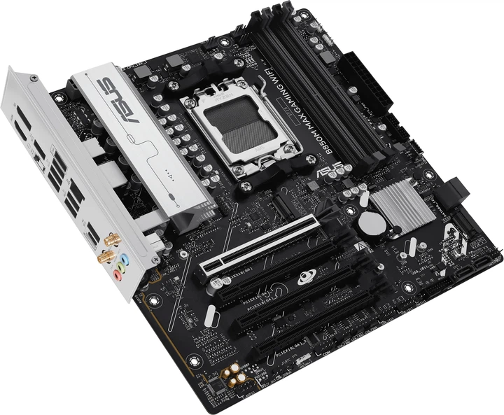 Płyta główna Asus B850M MAX GAMING WIFI (sAM5, AMD B850, PCI-Ex16) (4711636062343) - obraz 4