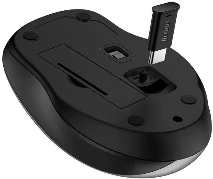 Mysz Genius Ergo 8200S Wireless Silver (31030029404) - obraz 3