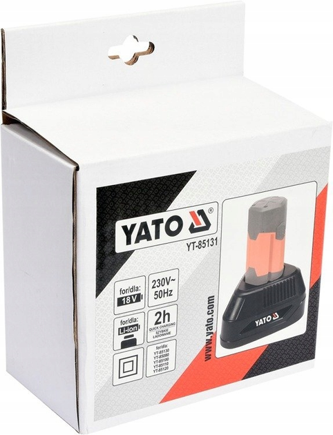 Ładowarka do akumulatora Yato YT-85131 18 V (5906083006111) - obraz 3