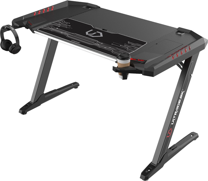 Ігровий стіл ULTRADESK Rocket Black (UDESK-RT-BB) - зображення 4