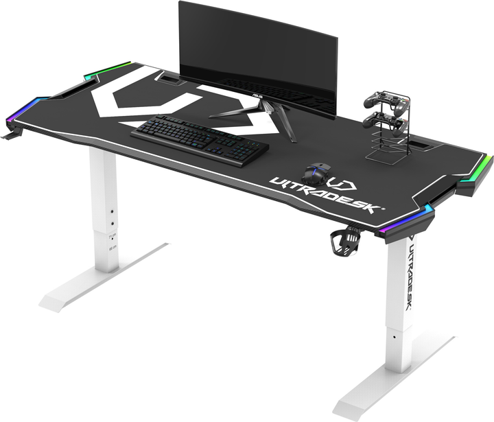 Ігровий стіл ULTRADESK Force Snow White (UDESK-FO-WW) - зображення 5