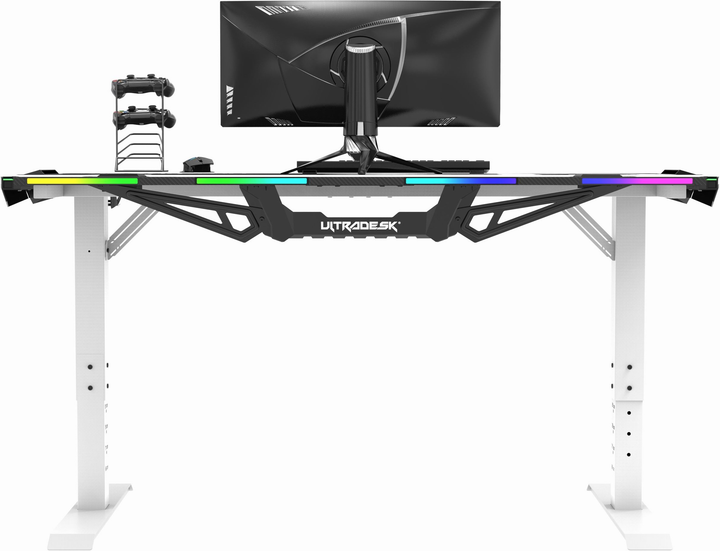 Ігровий стіл ULTRADESK Force Snow White (UDESK-FO-WW) - зображення 13
