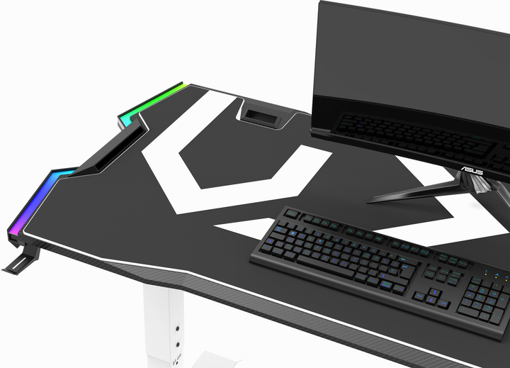 Ігровий стіл ULTRADESK Force Snow White (UDESK-FO-WW) - зображення 17