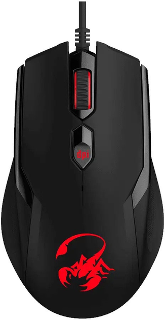 Миша Genius Ammox X1-600 USB Black (31040006400) - зображення 1