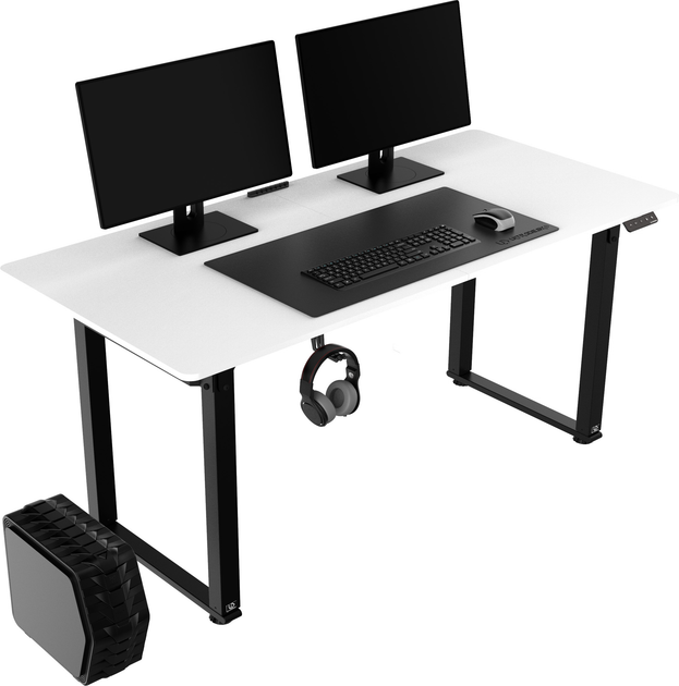 Biurko komputerowe ULTRADESK Uplift White (UDESK-UP-WTDE) - obraz 2