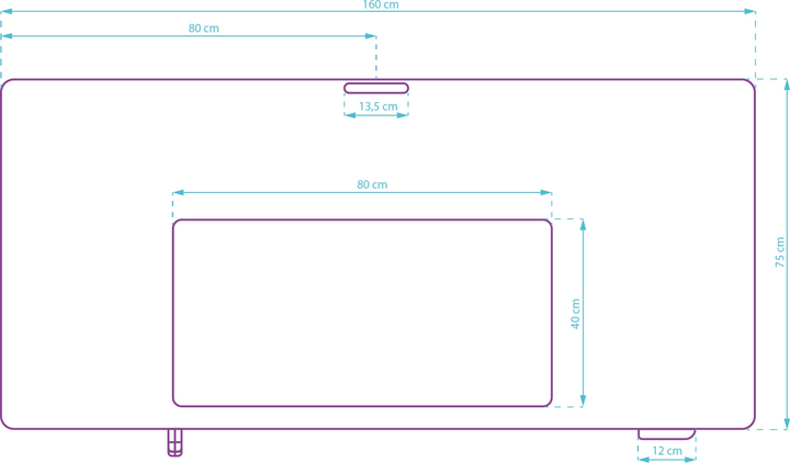 Biurko komputerowe ULTRADESK Uplift White (UDESK-UP-WTDE) - obraz 13