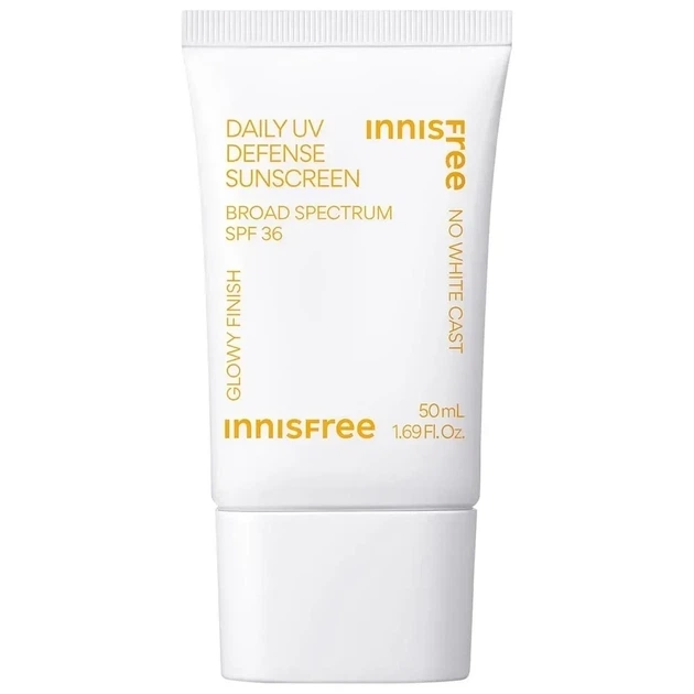 Солнцезащитный крем Innisfree Daily UV Defense Sunscreen Broad Spectrum SPF 36 50 мл - Фото 1 Солнцезащитный крем Innisfree Daily UV Defense Sunscreen Broad Spectrum SPF 36 50 мл - изображение 1