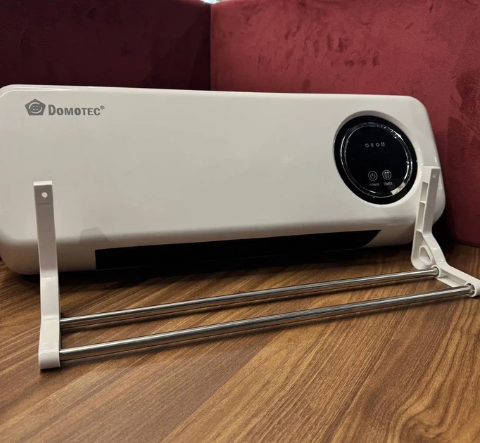 Настенный обогреватель Domotec 2000Вт с пультом и сушилкой - изображение 6