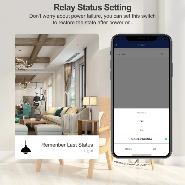 Умное двухканальное реле Wifi Tuya Smart Life мини выключатель, работает без нуля - изображение 5