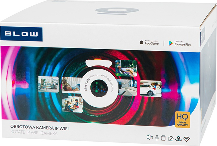 IP-камера Blow H-323 Wi-Fi PTZ з мегафоном 4 мм 3 МП (5900804131427) - зображення 3