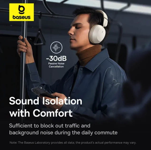 Беспроводные Bluetooth наушники Baseus Bass 35 Max - изображение 12