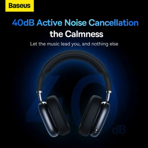Наушники полноразмерные беспроводные с гибридным шумоподавлением Baseus Bowie H2 Hoise BT 5.2 ANC+ENC - изображение 10