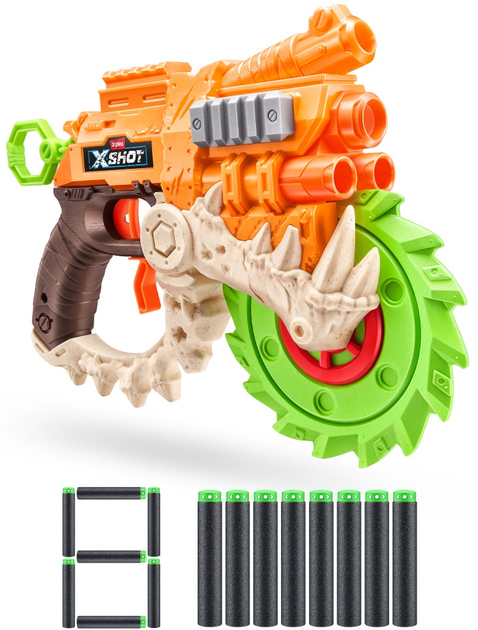 Швидкострільний бластер Zuru X-Shot Insanity Horrorfire Reaper-x 8 патронів (36730) (193052064202) - зображення 3