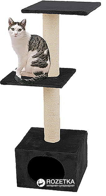 Ігровий комплекс для котів Karlie Flamingo Smaragd 35×42×103 см Чорний (5400585002539/4016598343029) - зображення 1