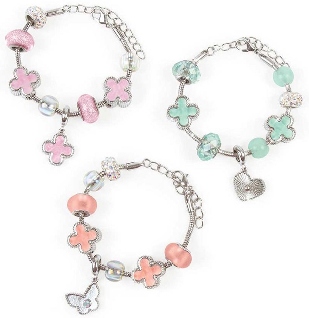 Mini zestaw do tworzenia bransoletek charms Make it Real Listek koniczyny (695929017347) - obraz 4