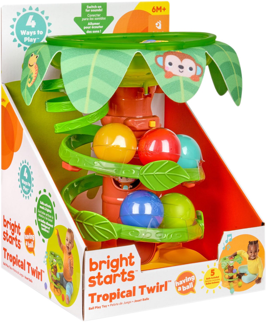 Zabawka muzyczna Bright Starts Tropical Twirl (16826) (074451168268) - obraz 2