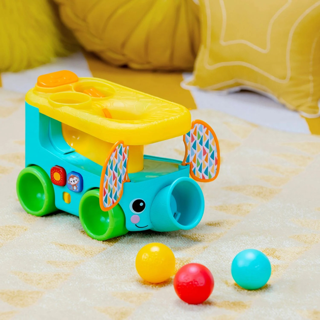 Музична іграшка Bright Starts Pop & Roll Safari Bus (16827) (074451168275) - зображення 3