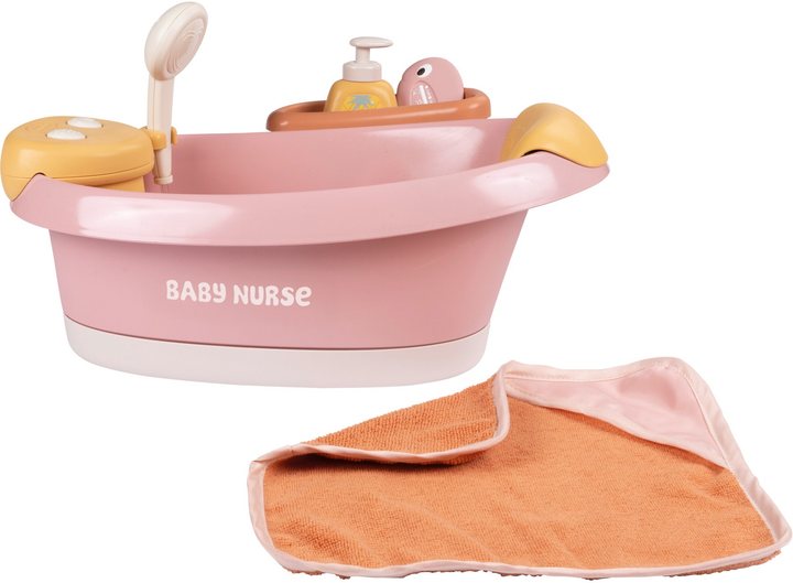 Wanienka dla lalki Smoby Toys Baby Nurse z prysznicem elektrycznym i podświetleniem z akcesoriami (7600220386) (3032162203866) - obraz 1
