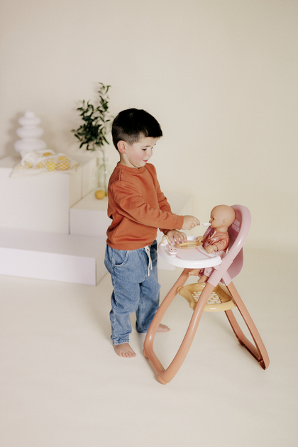 Krzesełko do karmienia Smoby Toys Baby Nurse z akcesoriami (7600220388) (3032162203880) - obraz 9