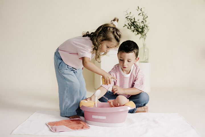 Wanienka dla lalki Smoby Toys Baby Nurse z prysznicem elektrycznym i podświetleniem z akcesoriami (7600220386) (3032162203866) - obraz 11