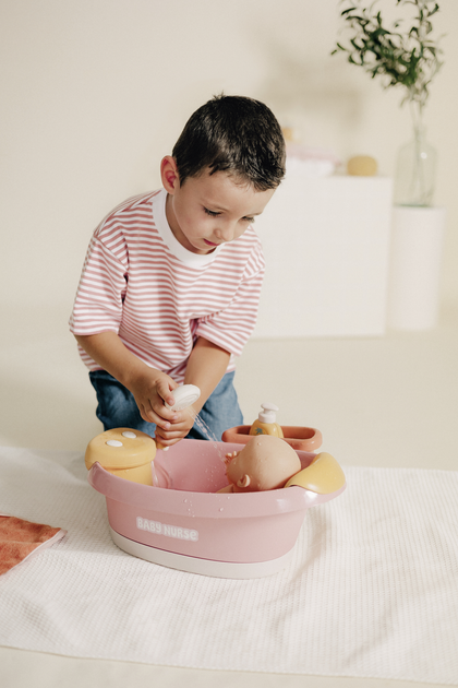 Wanienka dla lalki Smoby Toys Baby Nurse z prysznicem elektrycznym i podświetleniem z akcesoriami (7600220386) (3032162203866) - obraz 12
