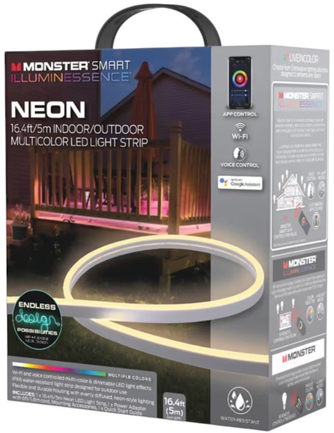 Світлодіодна стрічка Monster Illuminessence WIFI Control 5M (MLB7-1033-WW) - зображення 4