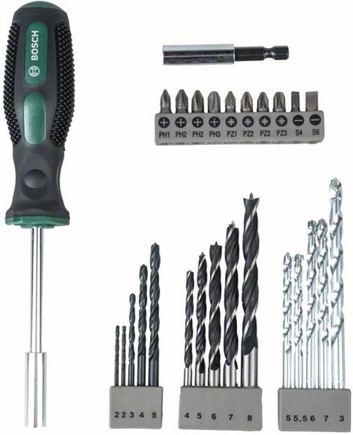 Zestawy śrubokrętów Bosch 27 szt 2607017201 (3165140727402) - obraz 2