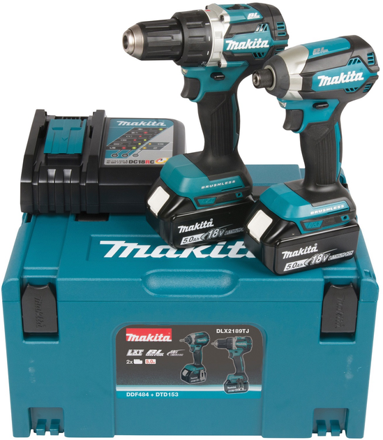 Набори акумуляторних інструментів Makita DLX2189TJ (88381830355) - зображення 1
