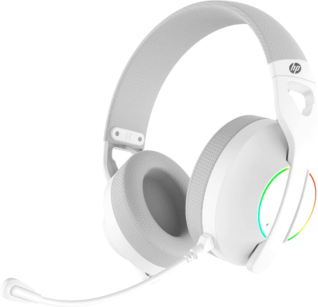 Słuchawki HP DHE-8003U Gaming, Sound 7.1, USB, RGB White (9NG16AA) - obraz 1