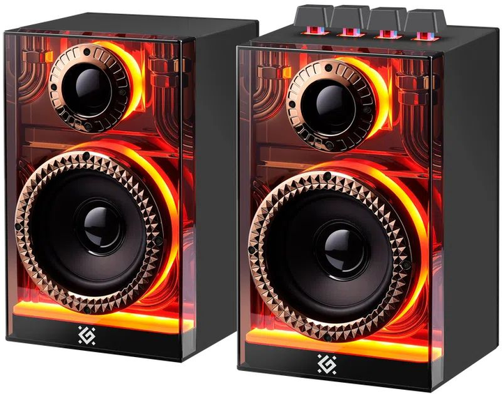 System akustyczny Defender Futuro 20W LED Bluetooth Black (4745090828733) - obraz 1