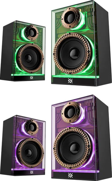 System akustyczny Defender Futuro 20W LED Bluetooth Black (4745090828733) - obraz 5