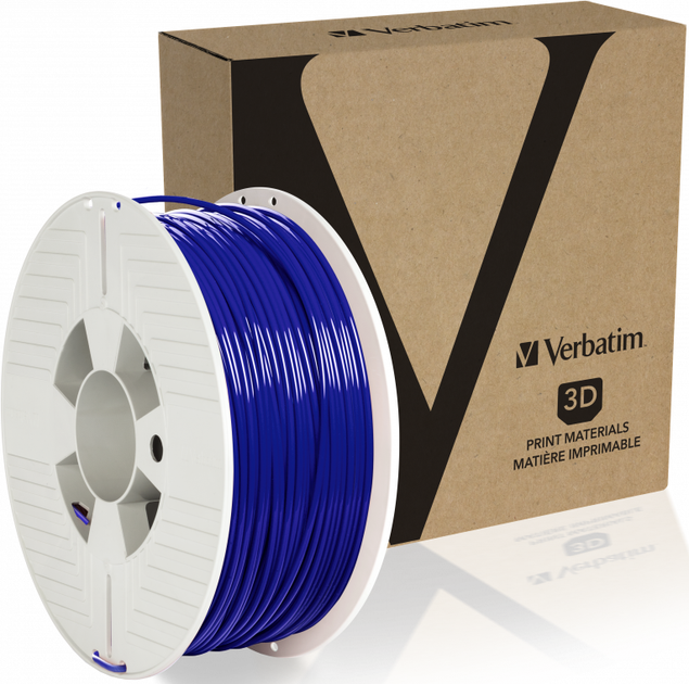 Filament do wkładu Verbatim filament PET-G 2.85 mm 1 kg Blue (55063) - obraz 2